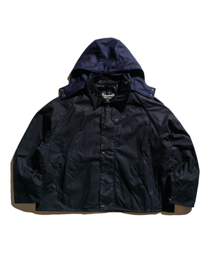 lost & found Barbour Barbour KAPTAIN SUNSHINE Short Cruiser Casual Jacket Black