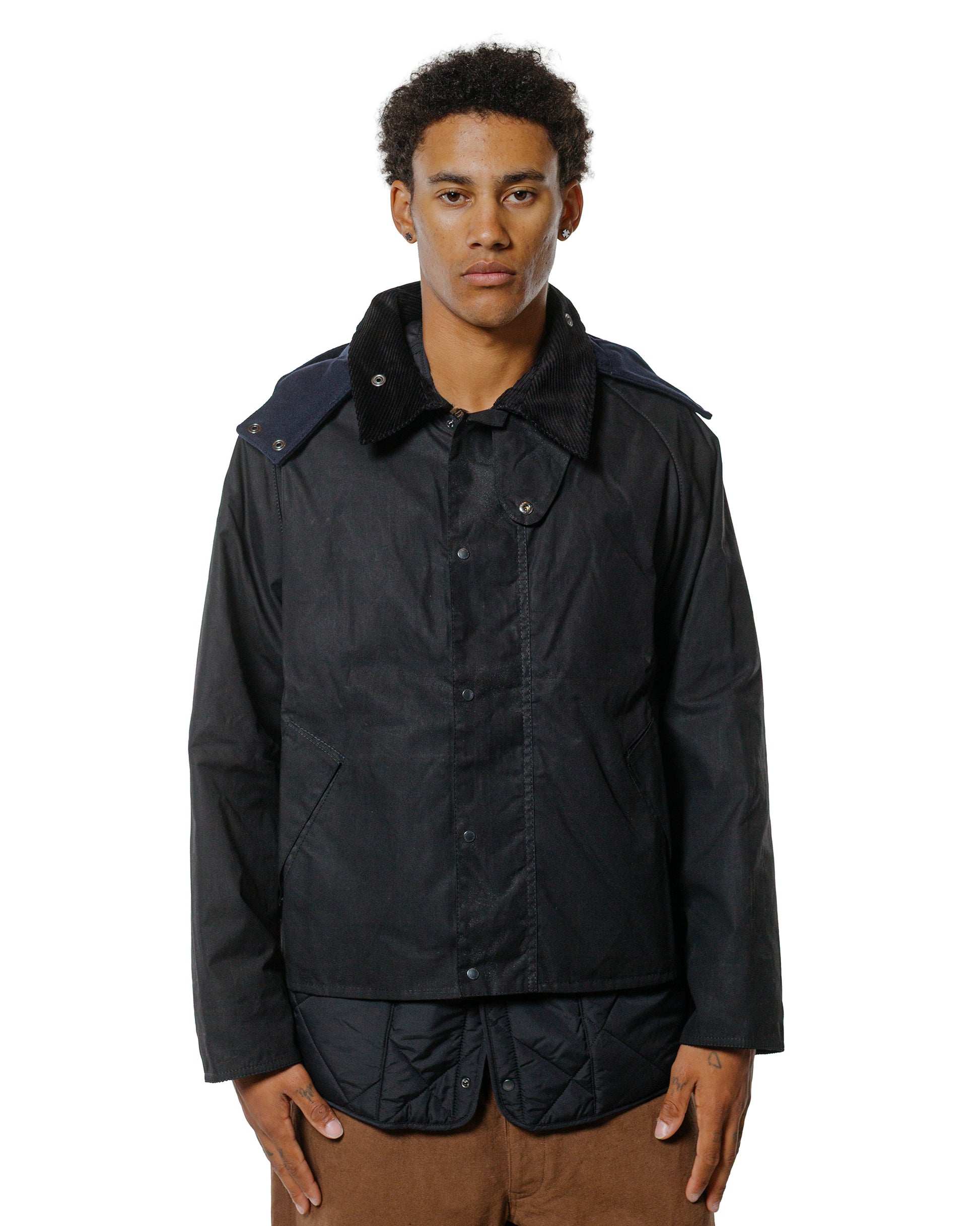 lost & found Barbour Barbour KAPTAIN SUNSHINE Short Cruiser Casual Jacket Black