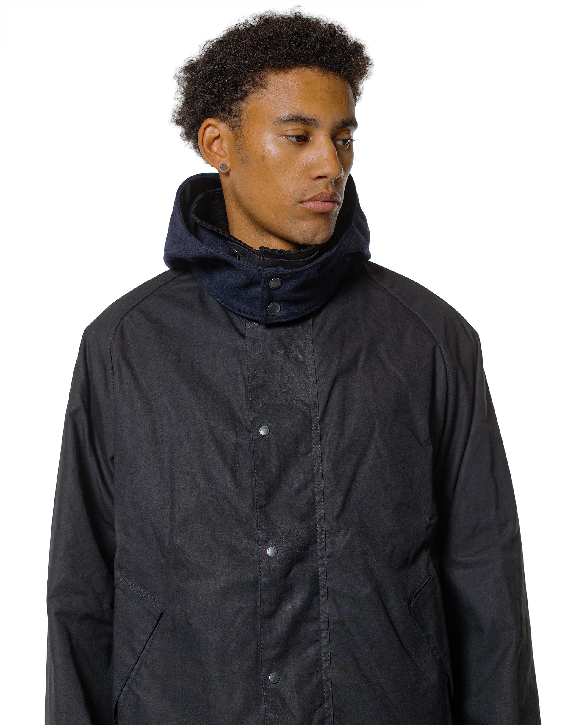 lost & found Barbour Barbour KAPTAIN SUNSHINE Short Cruiser Casual Jacket Black