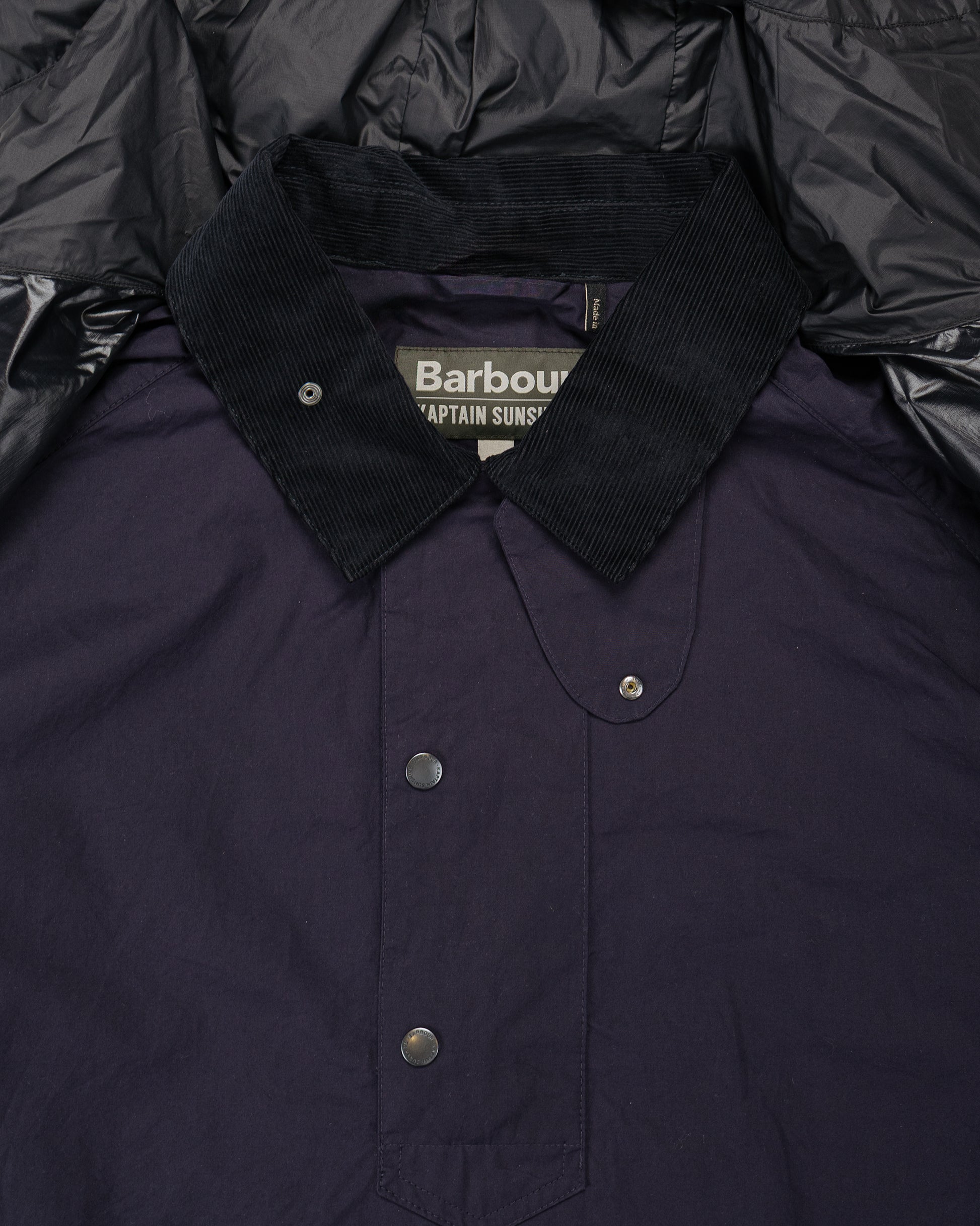 lost & found Barbour Barbour KAPTAIN SUNSHINE Transport Smock Casual Jacket Dark Indigo