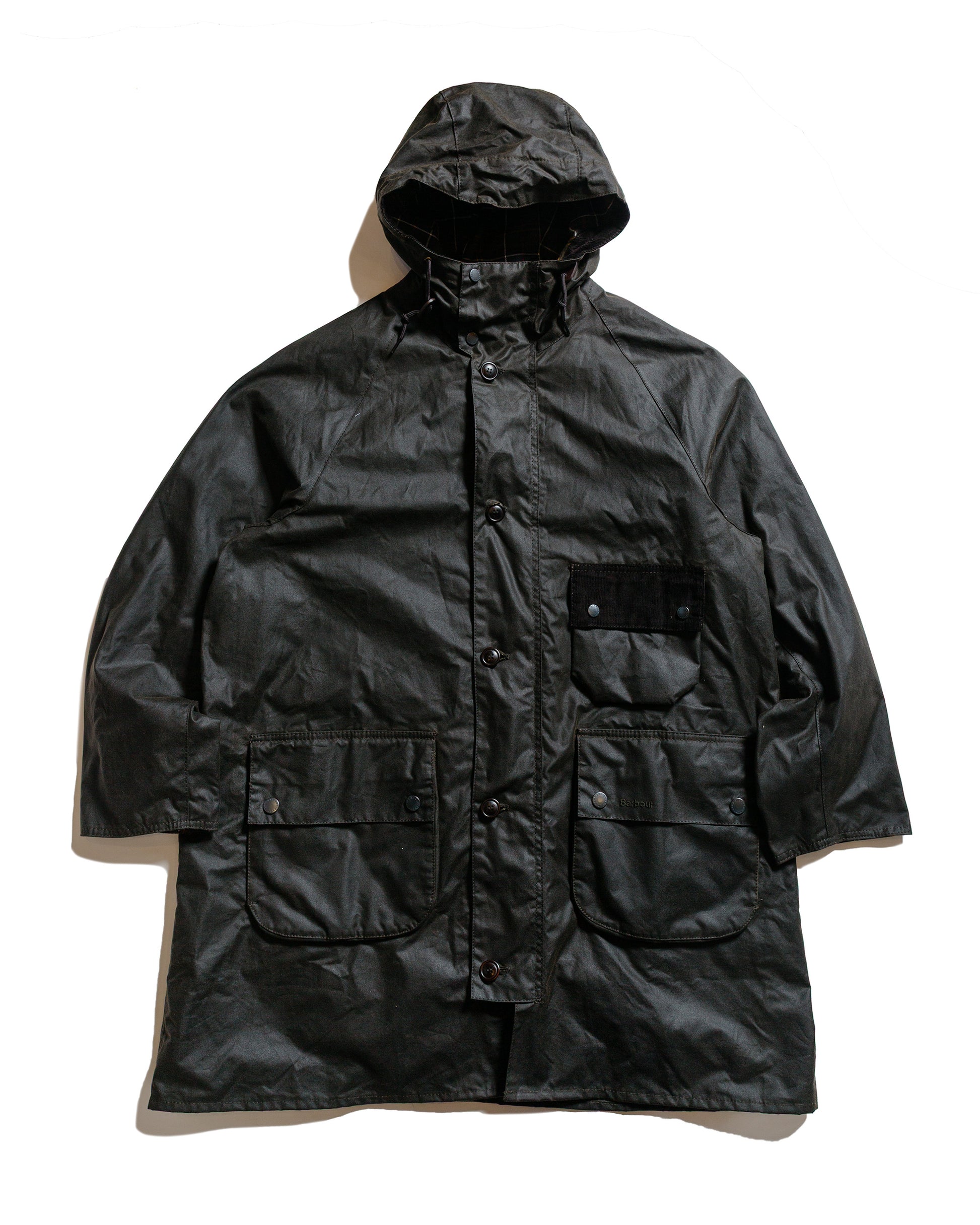 lost & found Barbour Barbour Solway Trench Waxed Coat Archive Olive