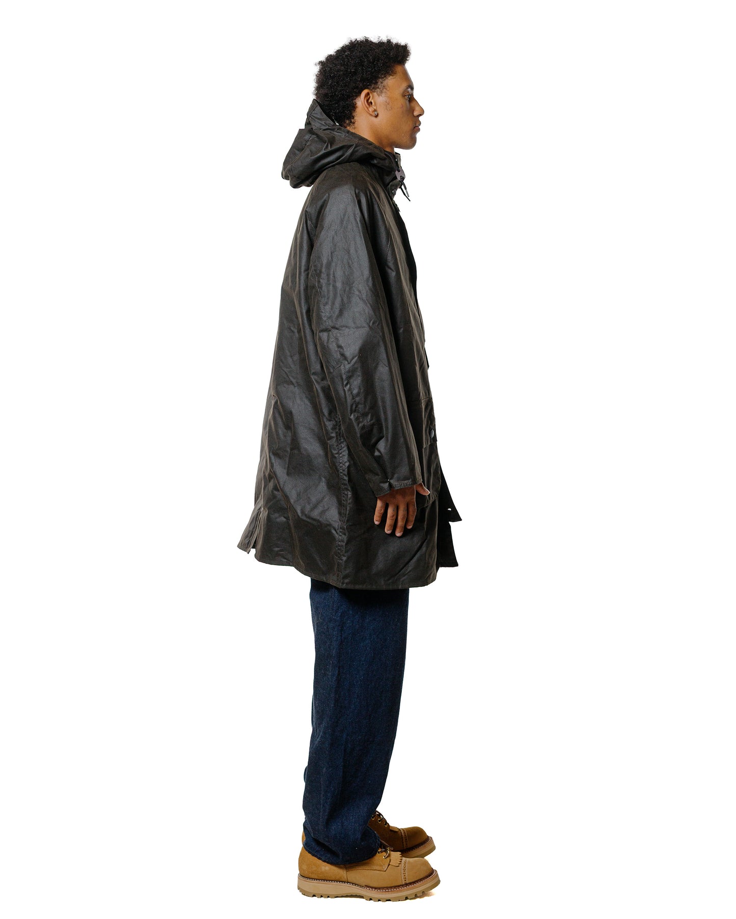 lost & found Barbour Barbour Solway Trench Waxed Coat Archive Olive