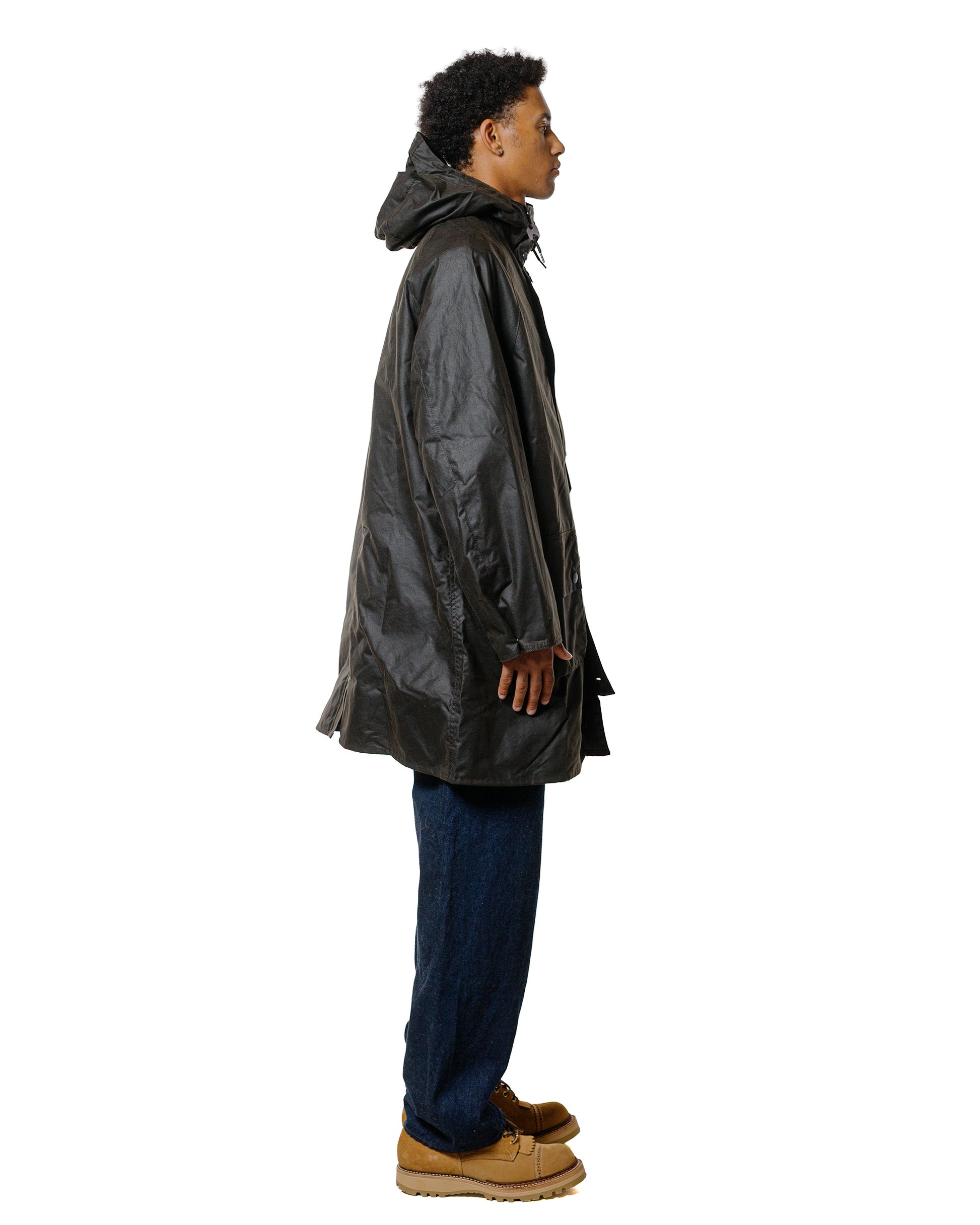 lost & found Barbour Barbour Solway Trench Waxed Coat Archive Olive