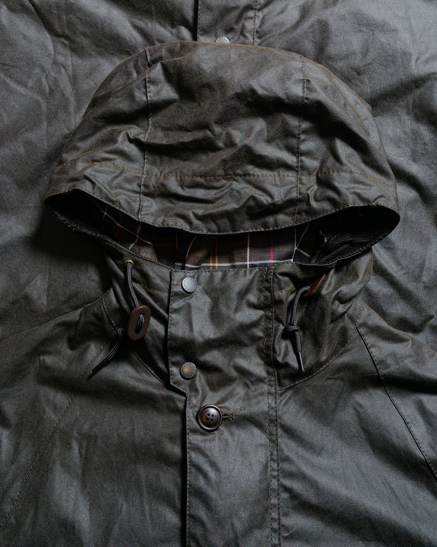 lost & found Barbour Barbour Solway Trench Waxed Coat Archive Olive