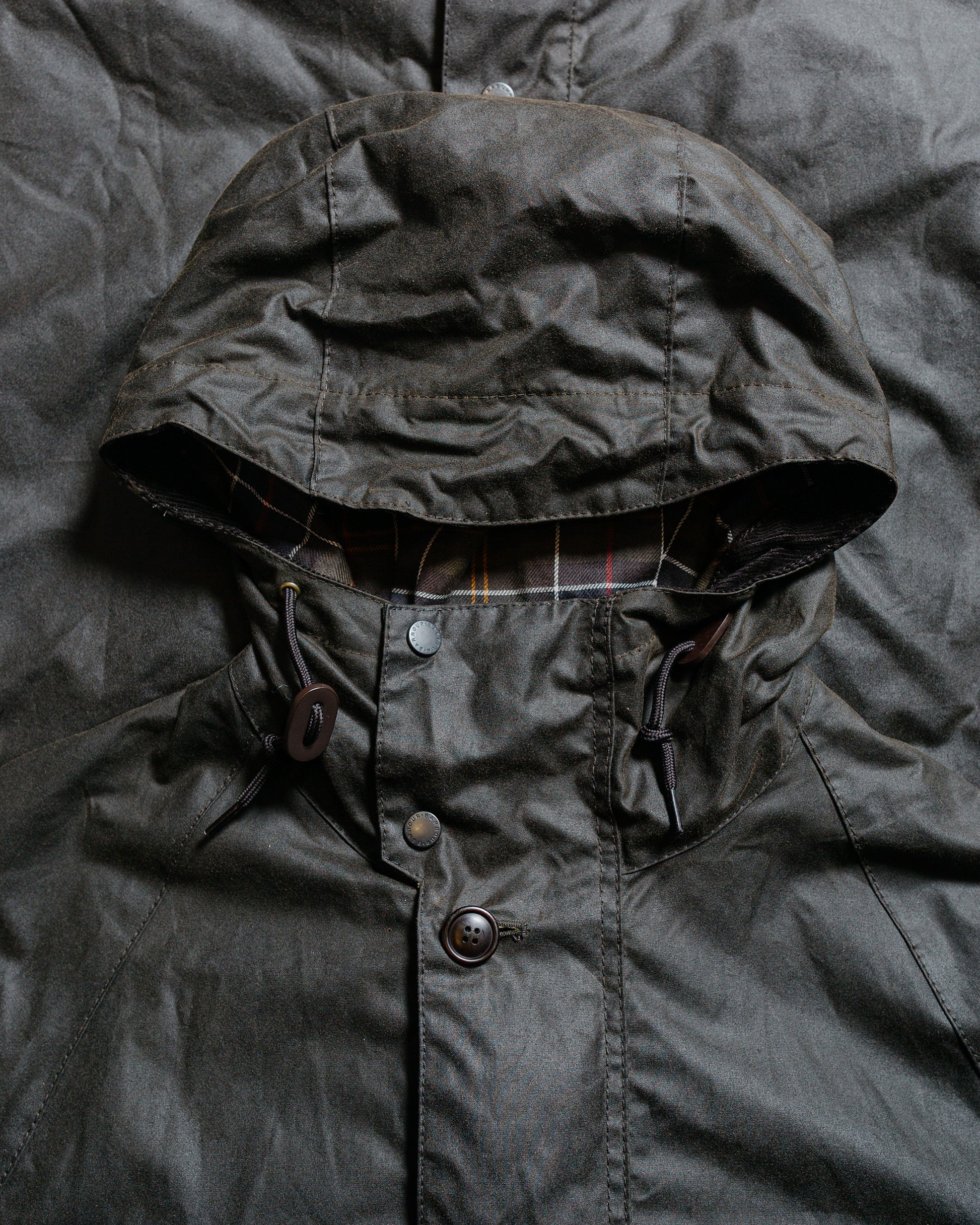 lost & found Barbour Barbour Solway Trench Waxed Coat Archive Olive