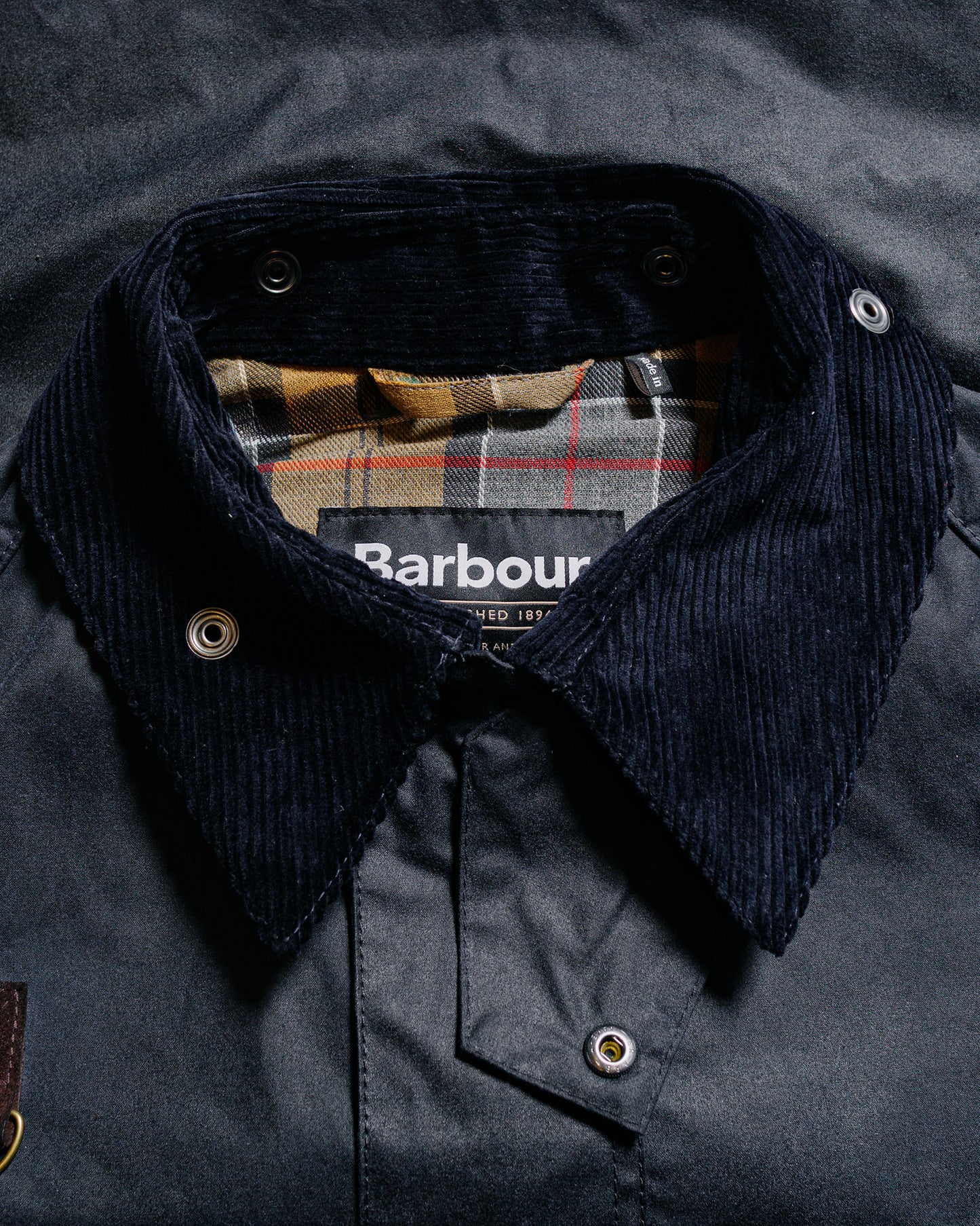lost & found Barbour Barbour Spey Wax Jacket Navy