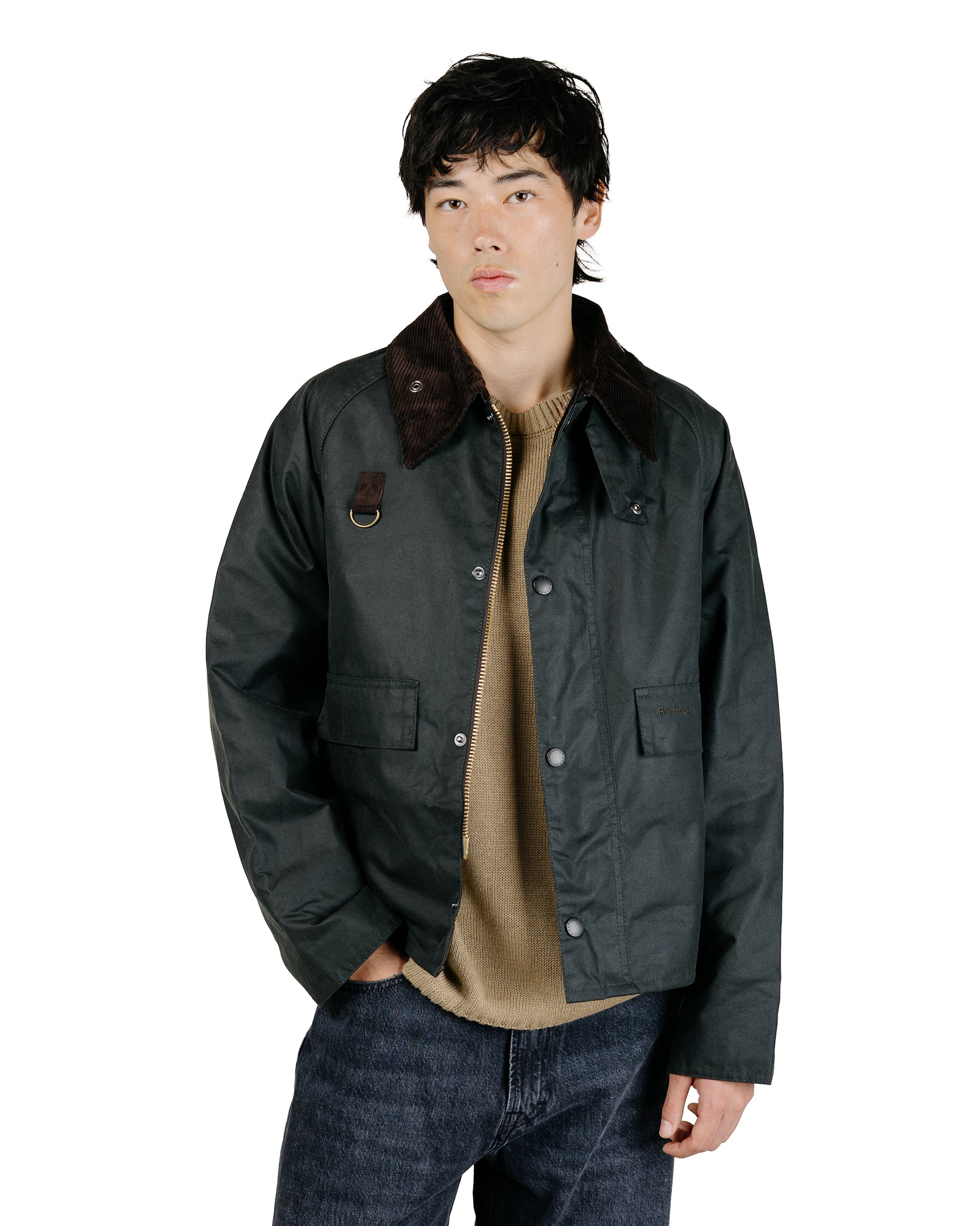 Barbour Spey Wax Jacket Sage