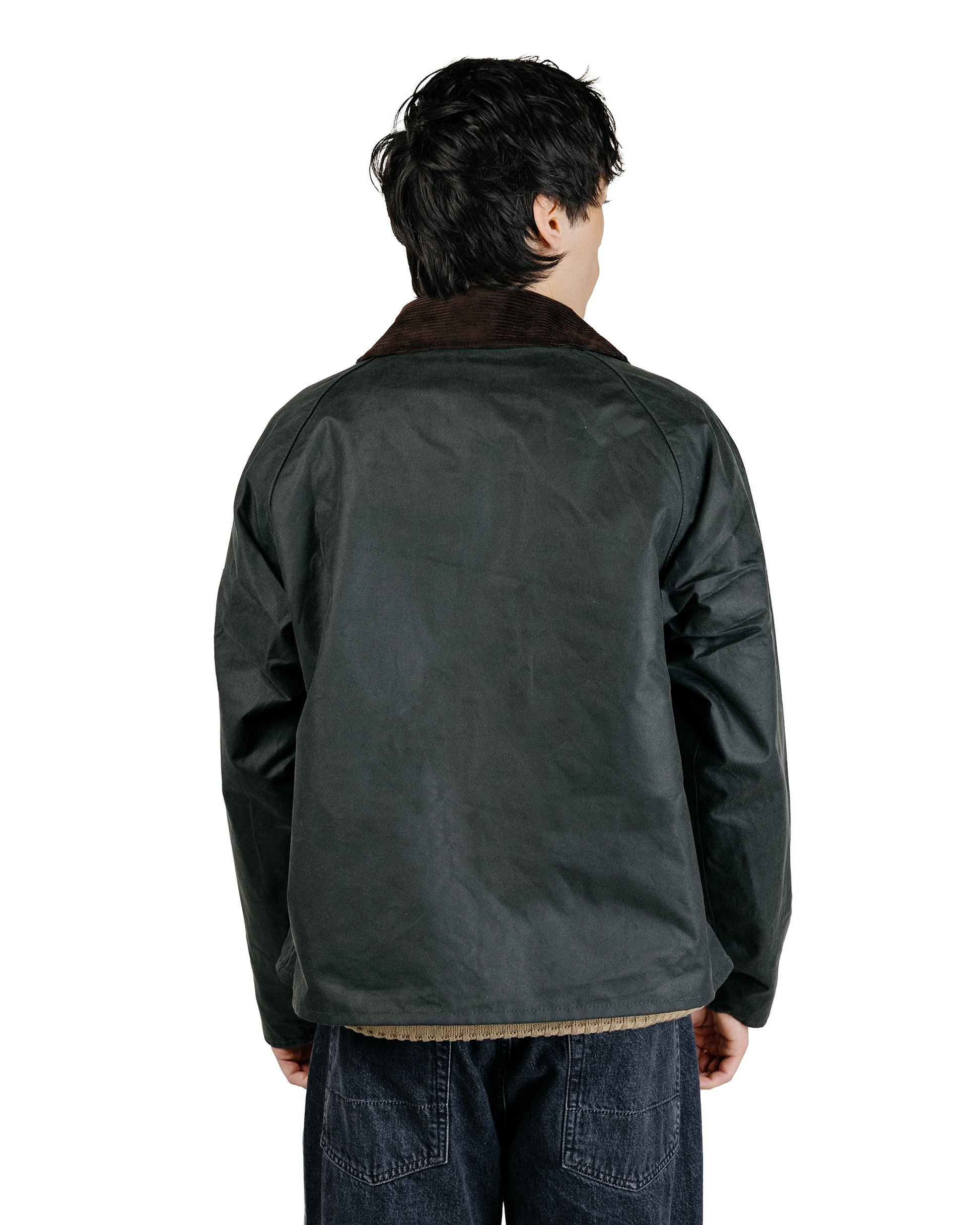 Barbour Spey Wax Jacket Sage