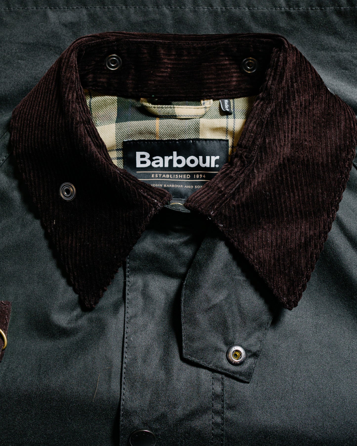 lost & found Barbour Barbour Spey Wax Jacket Sage