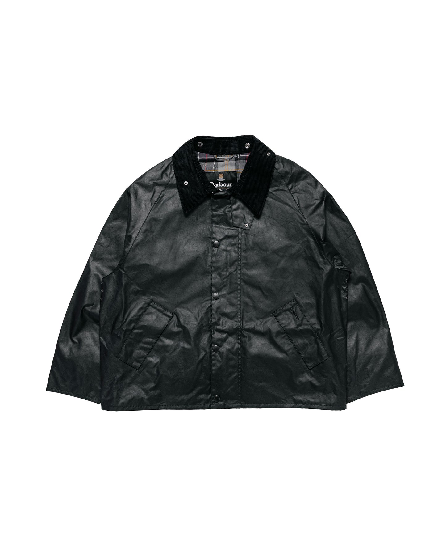 Barbour Transport Wax Jacket Black