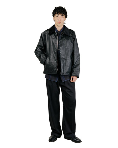 Barbour Transport Wax Jacket Black