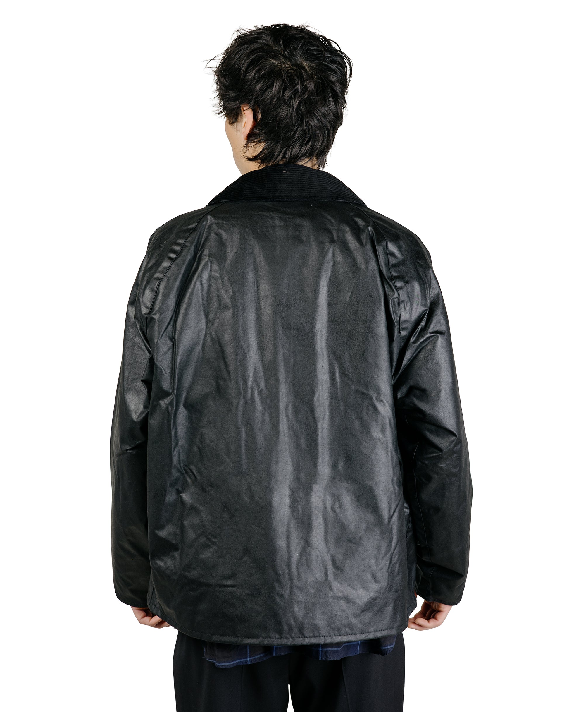 Barbour Transport Wax Jacket Black