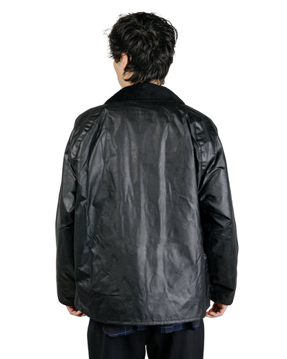 Barbour Transport Wax Jacket Black