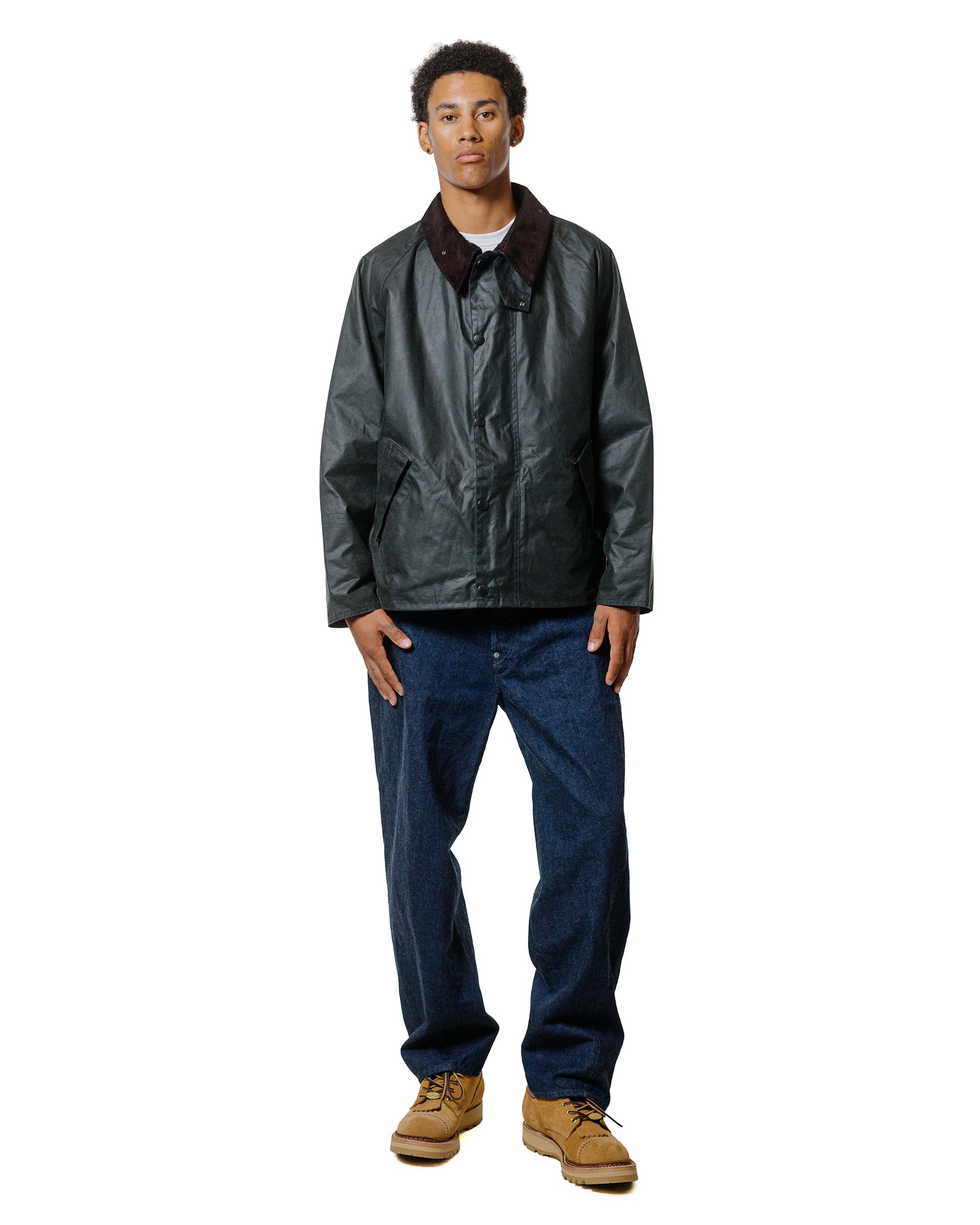 lost & found Barbour Barbour Transport Wax Jacket Sage