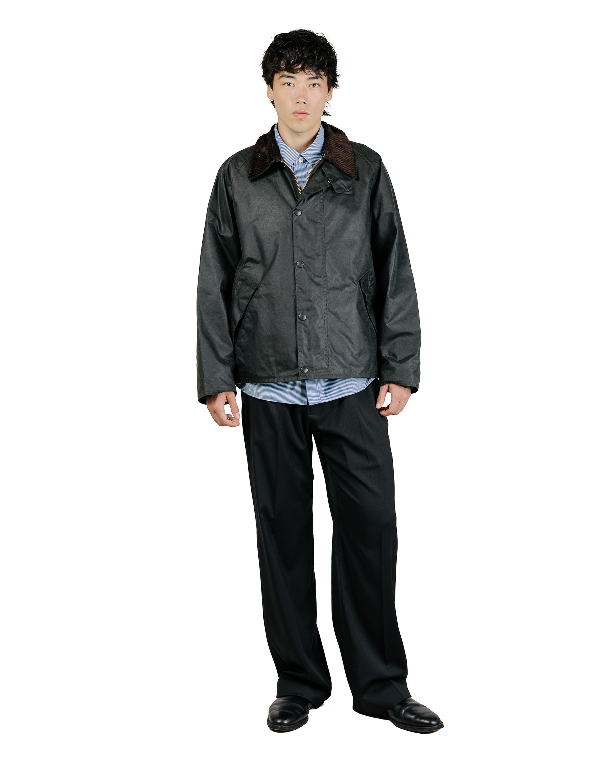 Barbour Transport Wax Jacket Sage