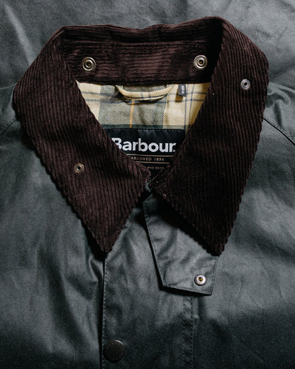 lost & found Barbour Barbour Transport Wax Jacket Sage