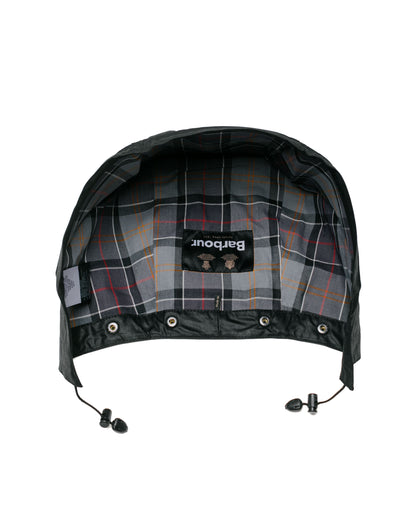 lost & found Barbour Barbour Waxed Cotton Hood Black