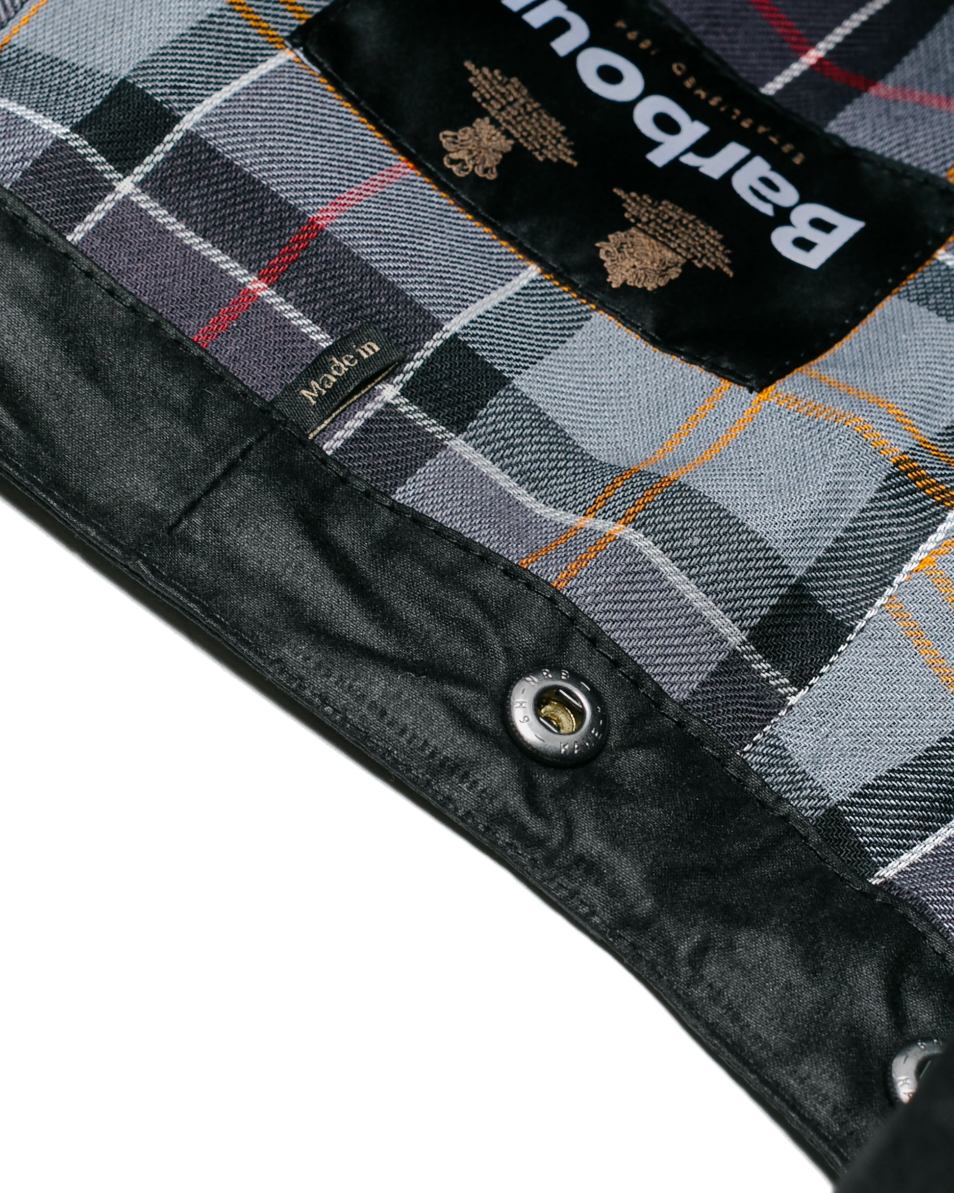 lost & found Barbour Barbour Waxed Cotton Hood Black
