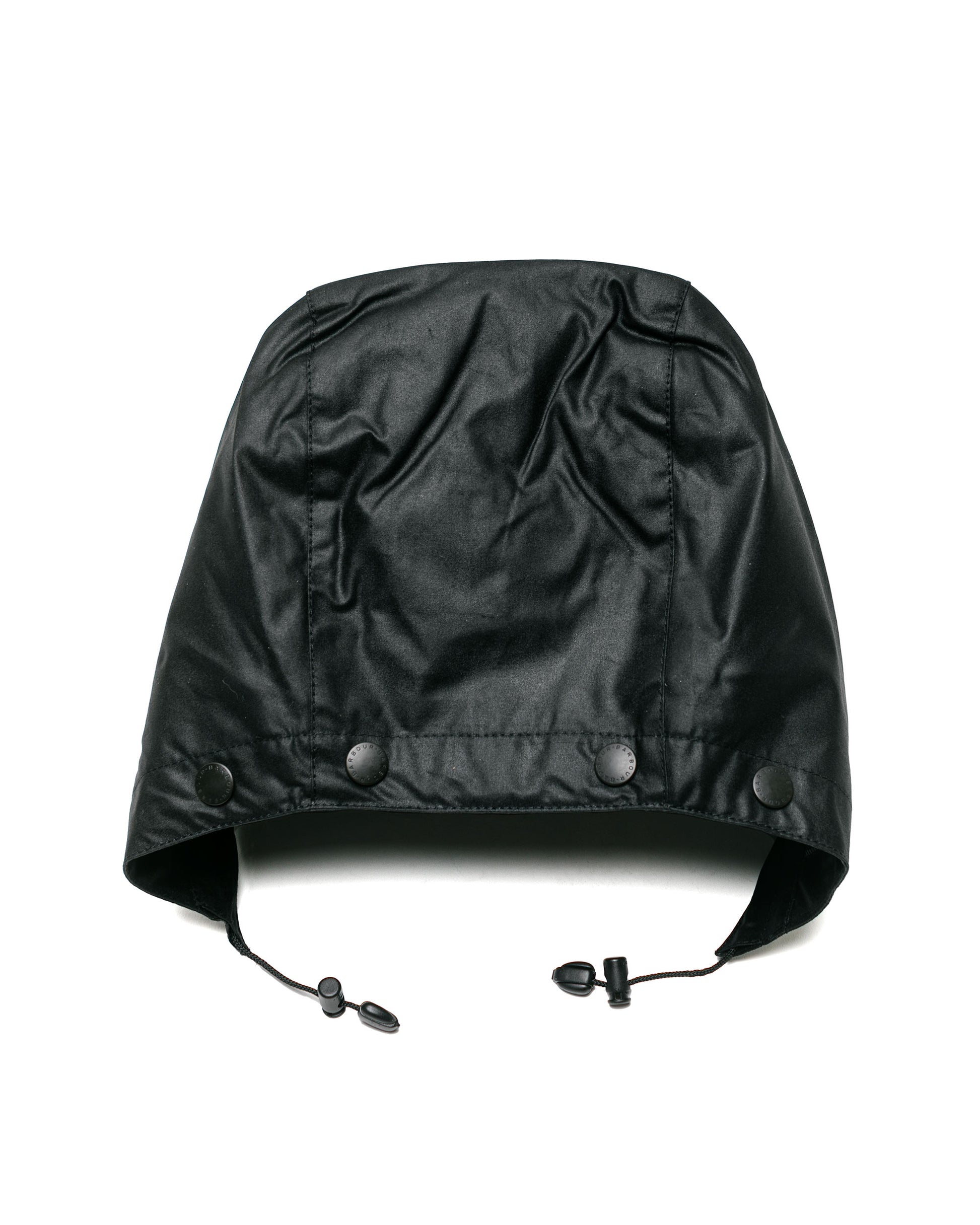 lost & found Barbour Barbour Waxed Cotton Hood Black