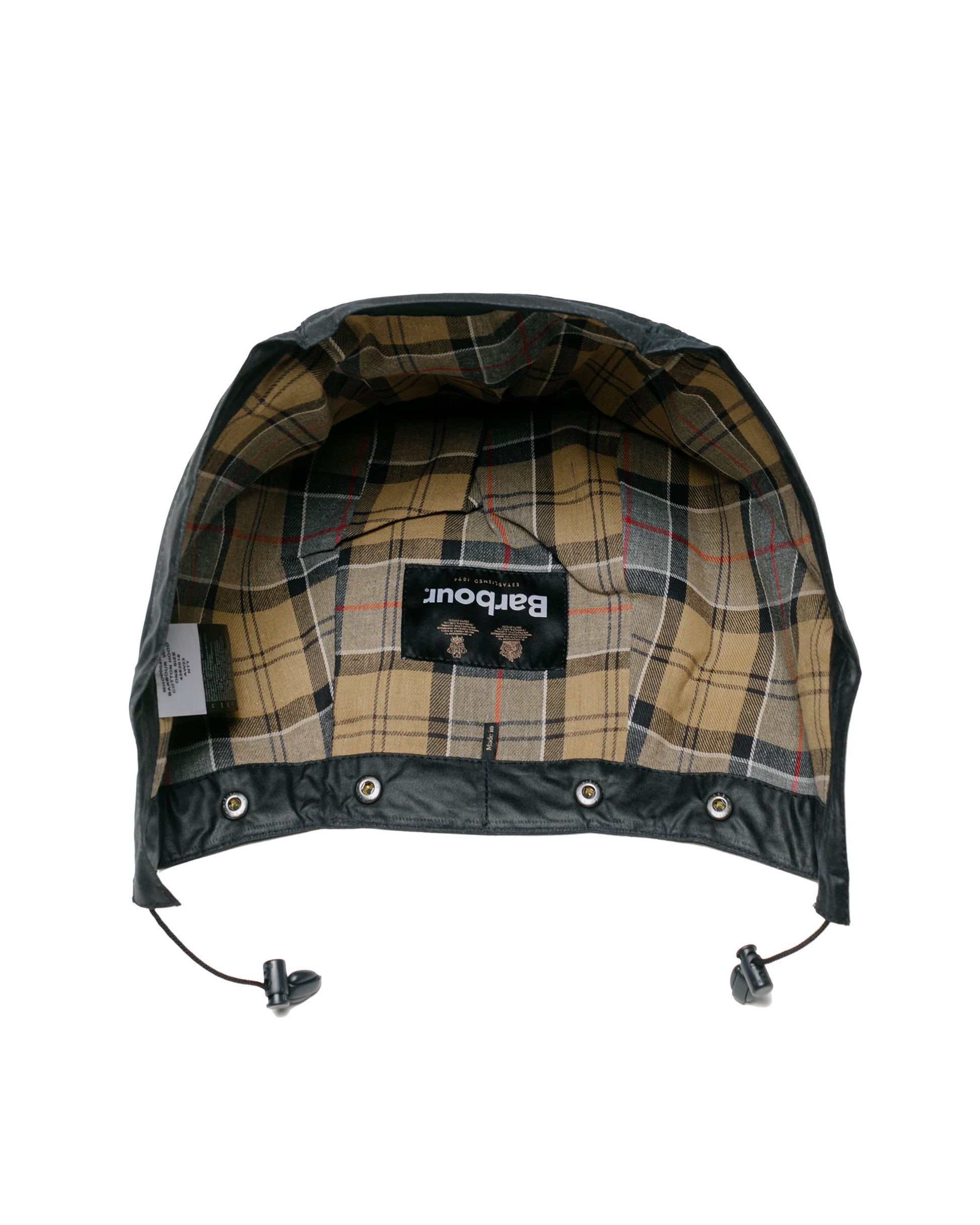 lost & found Barbour Barbour Waxed Cotton Hood Navy