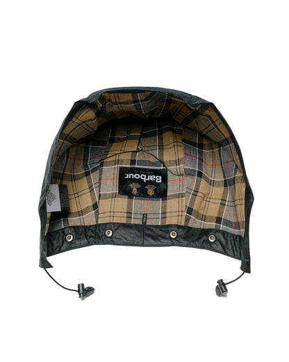 lost & found Barbour Barbour Waxed Cotton Hood Navy