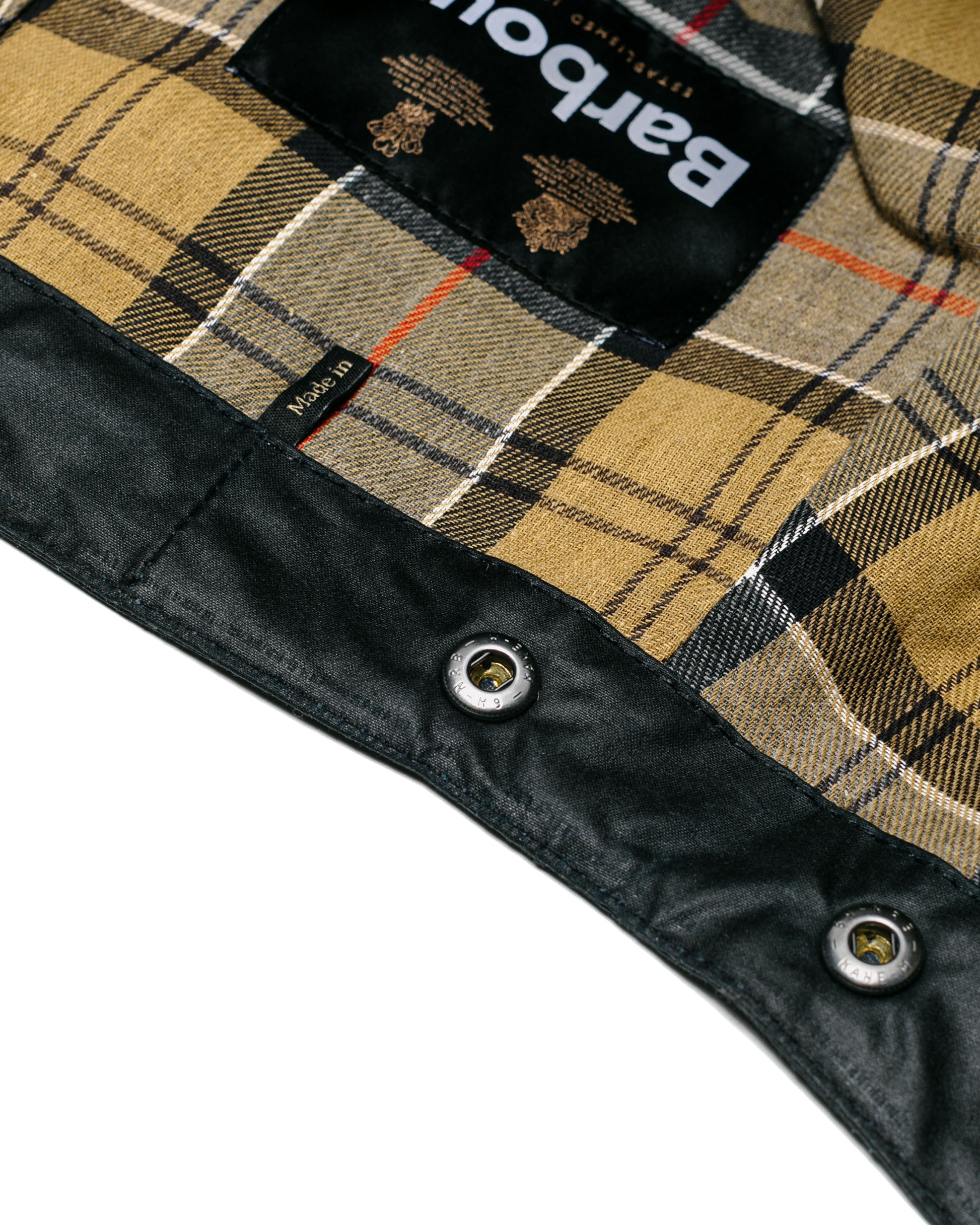lost & found Barbour Barbour Waxed Cotton Hood Navy