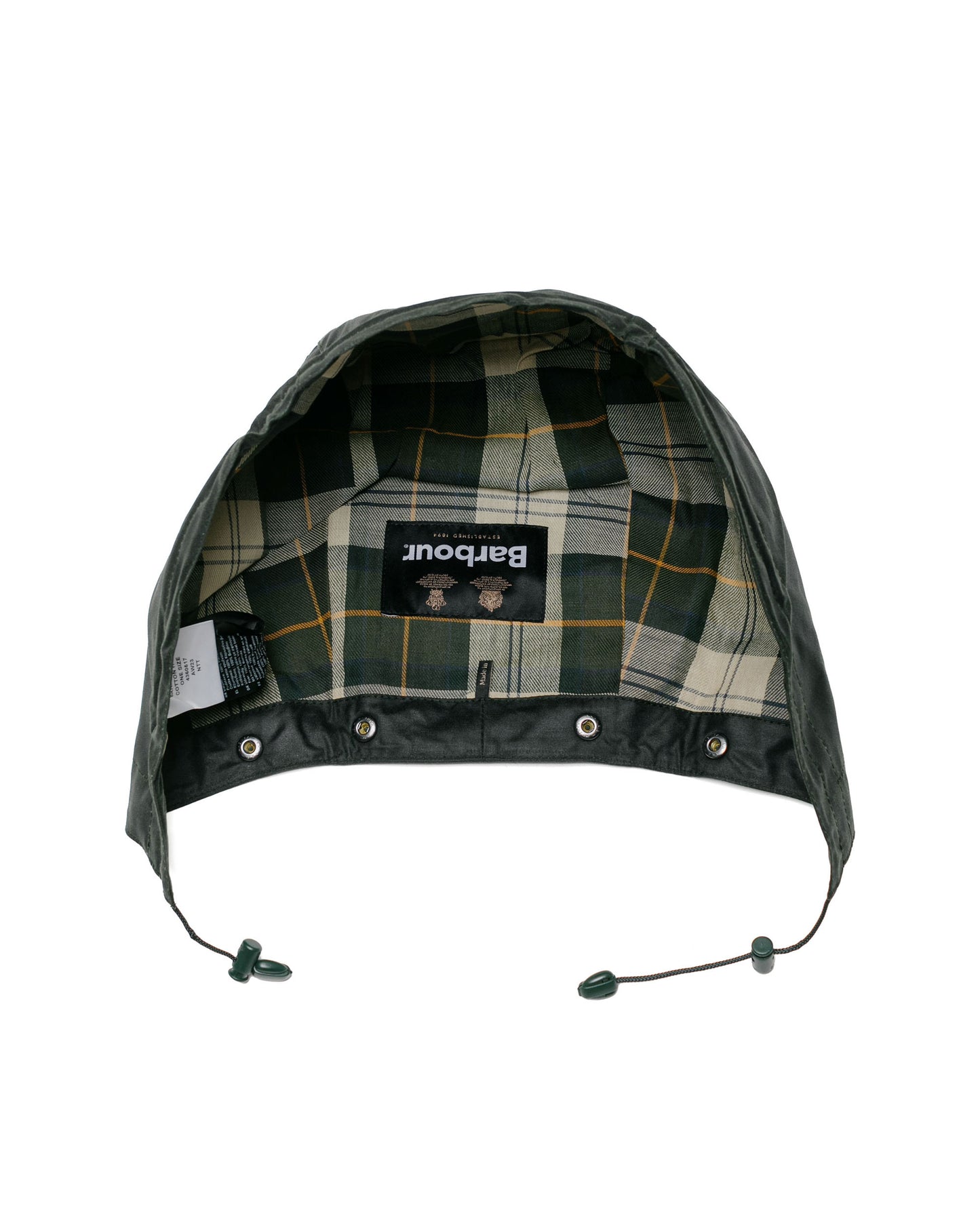 lost & found Barbour Barbour Waxed Cotton Hood Sage