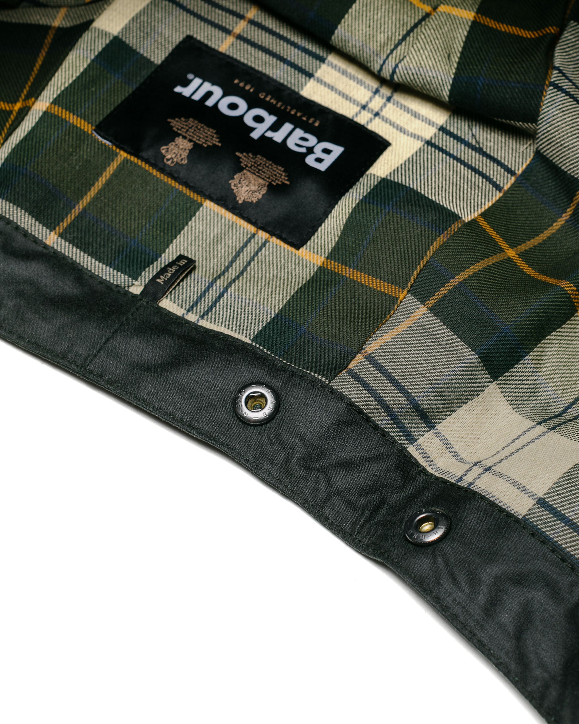 lost & found Barbour Barbour Waxed Cotton Hood Sage