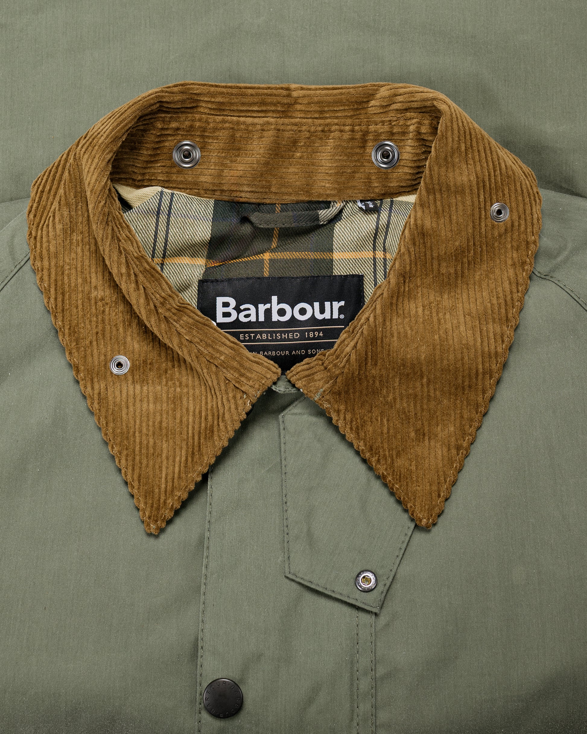 lost & found Barbour Barbour Transport Wax Jacket Light Moss