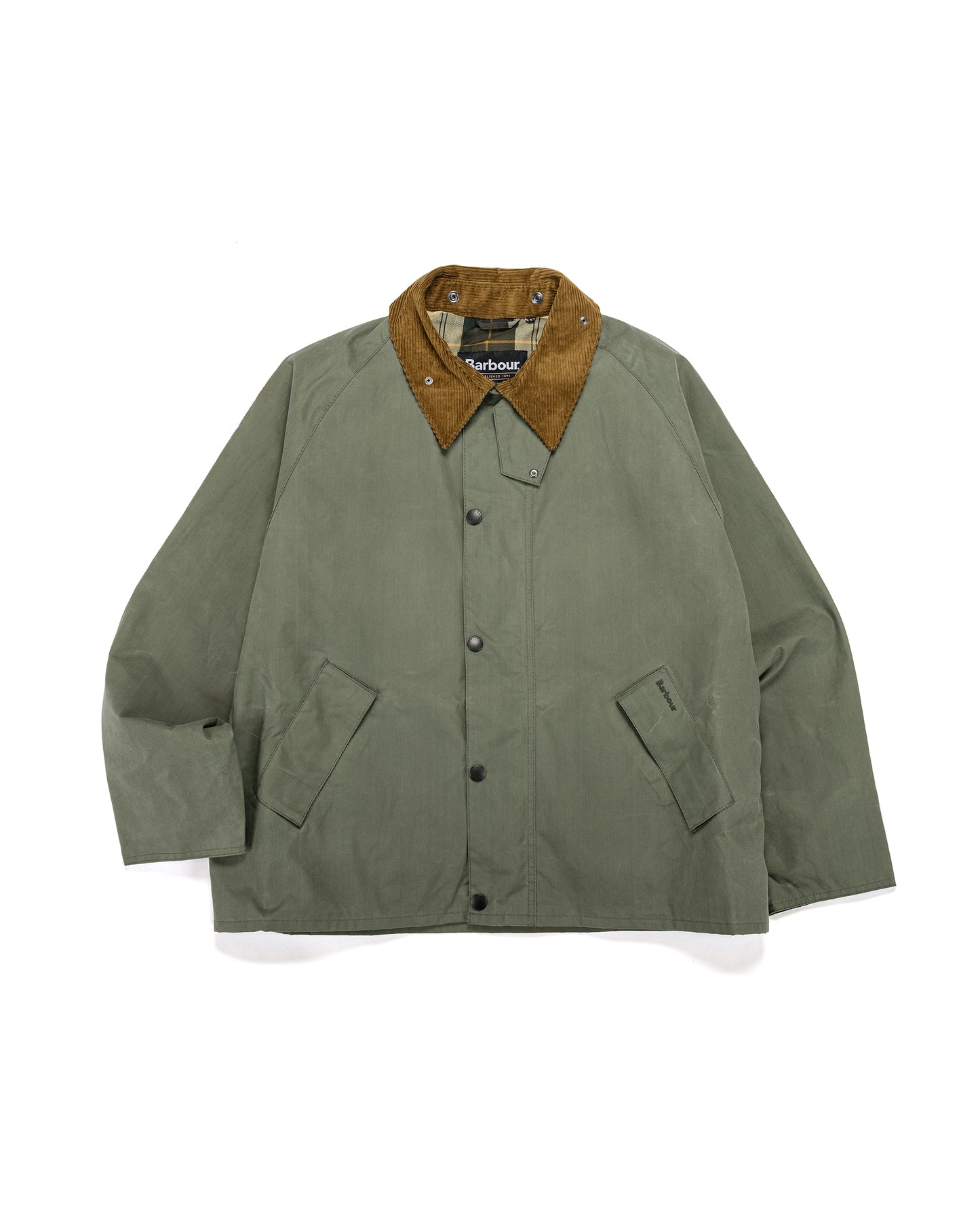 lost & found Barbour Barbour Transport Wax Jacket Light Moss