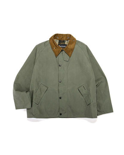 lost & found Barbour Barbour Transport Wax Jacket Light Moss