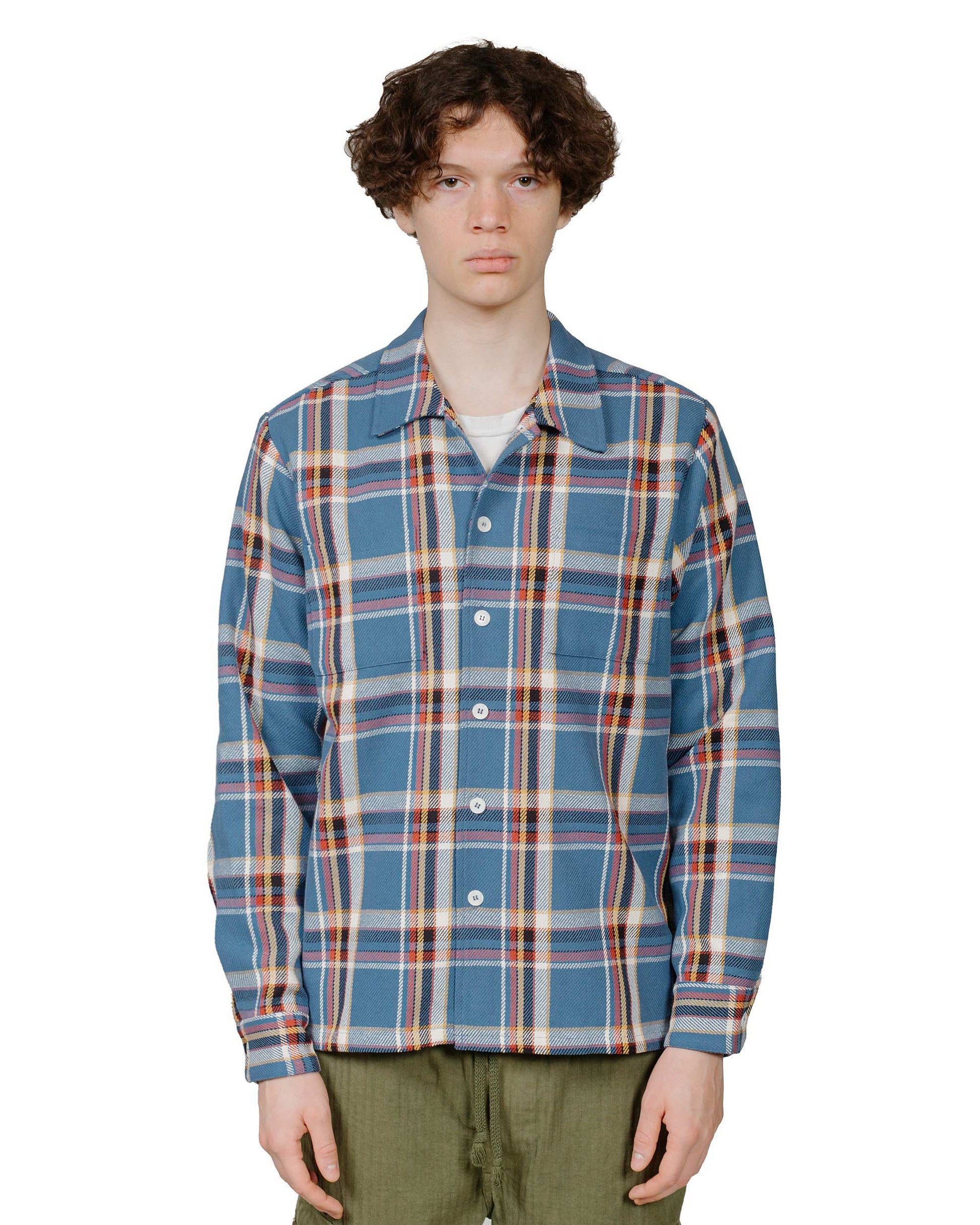 lost & found Bather Bather Marlin Plaid Flannel Shirt