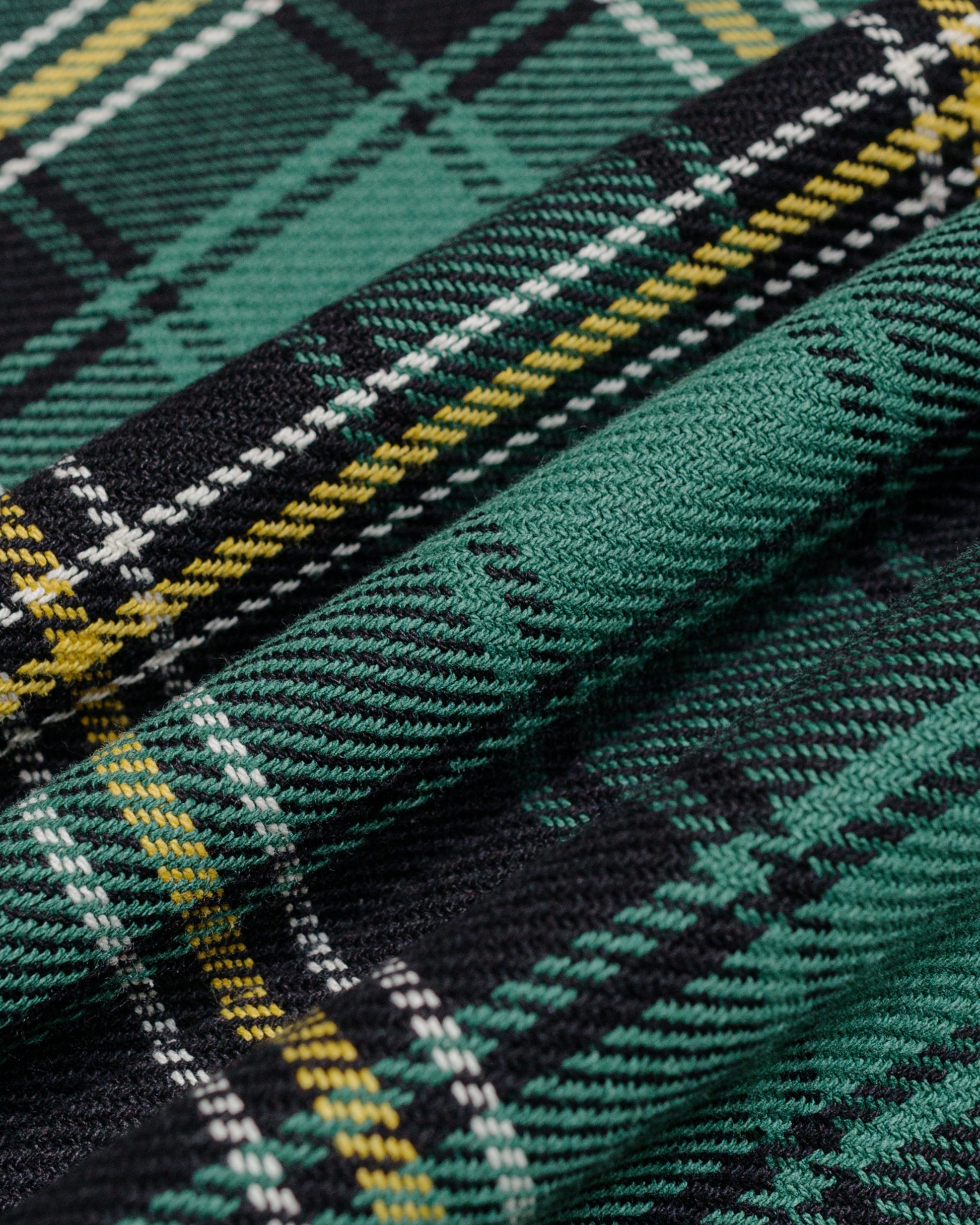 lost & found Bather Bather Algae Plaid Flannel Shirt