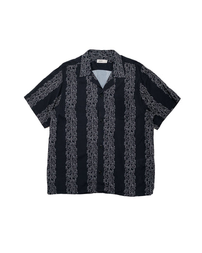 lost & found Bather Bather Black Fiesta Camp Shirt