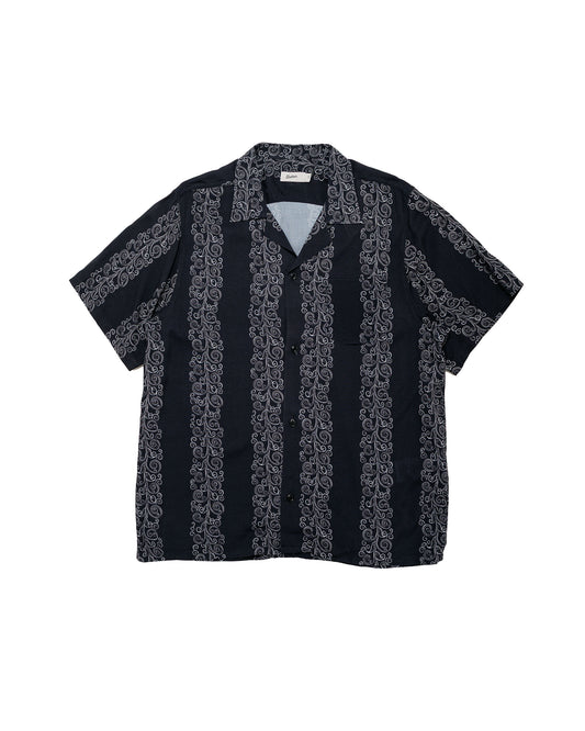 lost & found Bather Bather Black Fiesta Camp Shirt