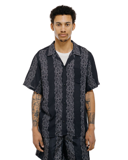 lost & found Bather Bather Black Fiesta Camp Shirt