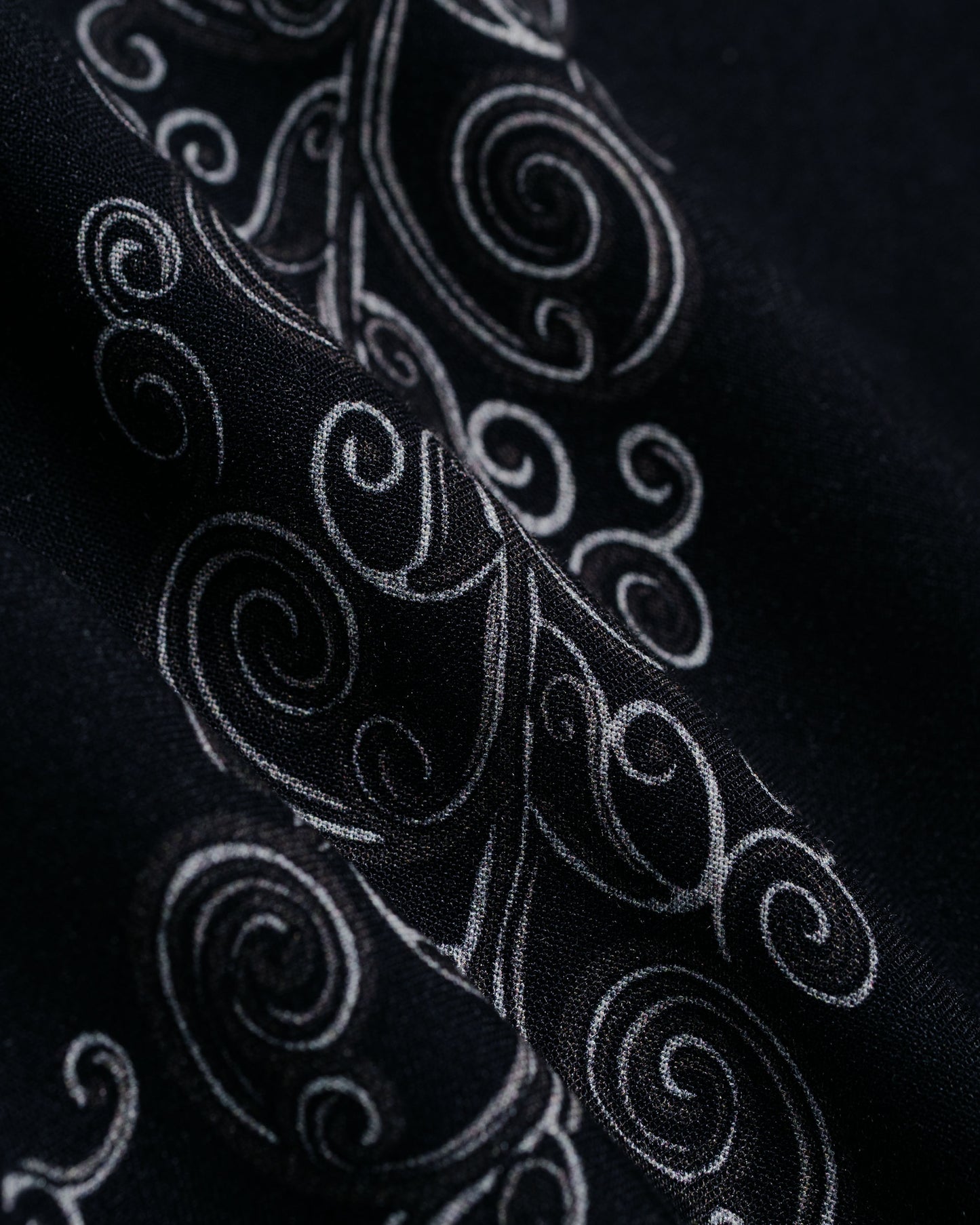 lost & found Bather Bather Black Fiesta Camp Shirt