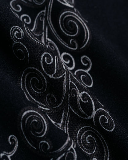 lost & found Bather Bather Black Fiesta Camp Shirt