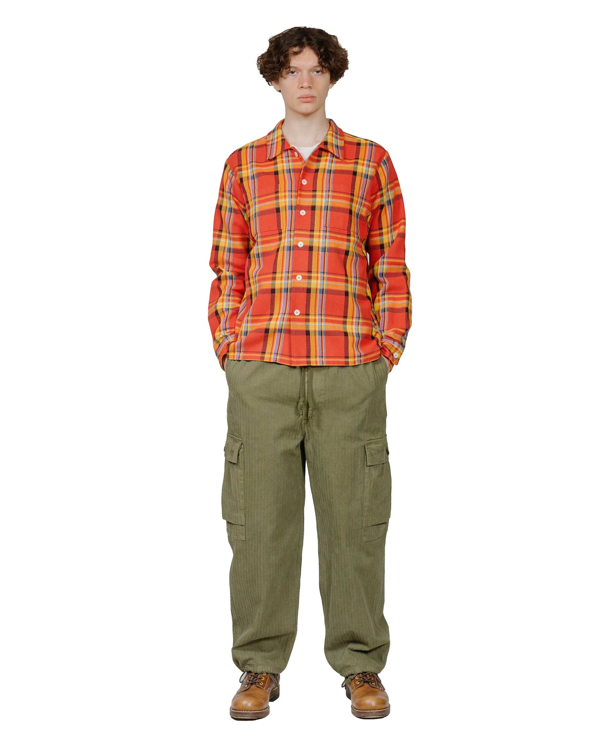 lost & found Bather Bather Buoy Plaid Flannel Shirt