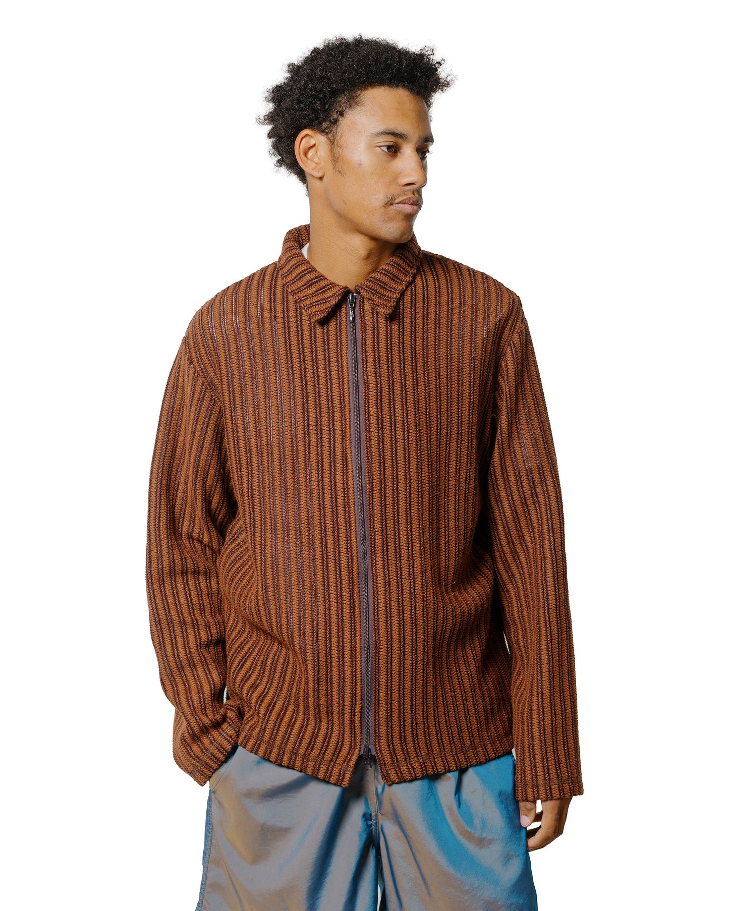 lost & found Bather Bather Cinnamon Drifter Tour Jacket