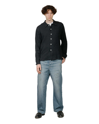 lost & found Bather Bather Coal Linen Leisure Shirt