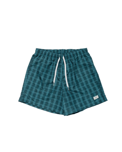 lost & found Bather Bather Delta Tartan Swim Trunk