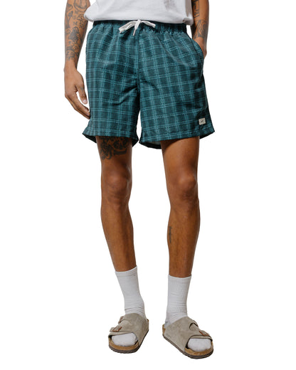 lost & found Bather Bather Delta Tartan Swim Trunk