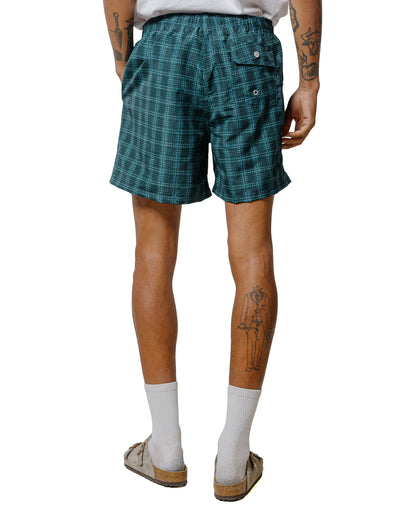lost & found Bather Bather Delta Tartan Swim Trunk