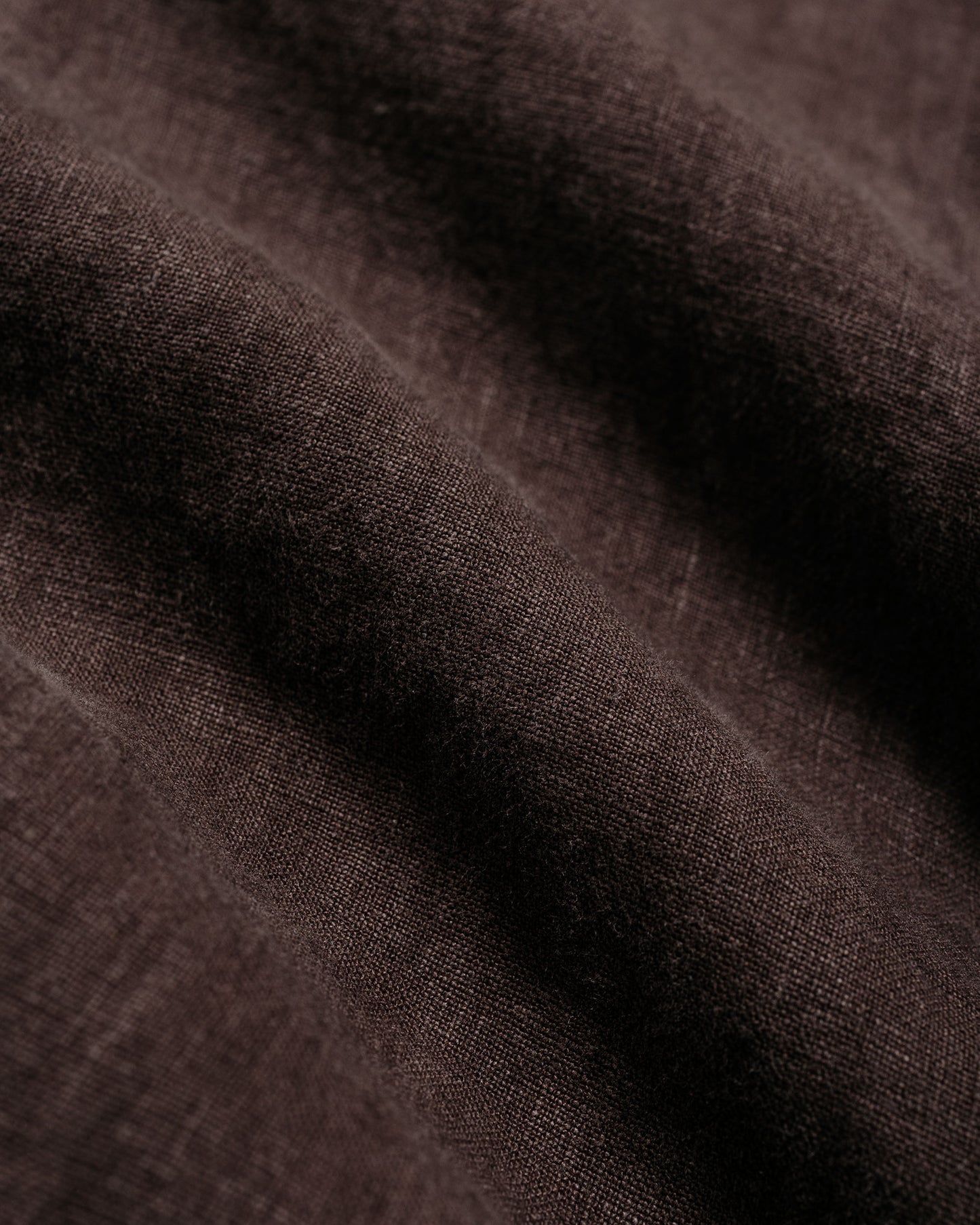 lost & found Bather Bather Espresso Linen Camp Shirt