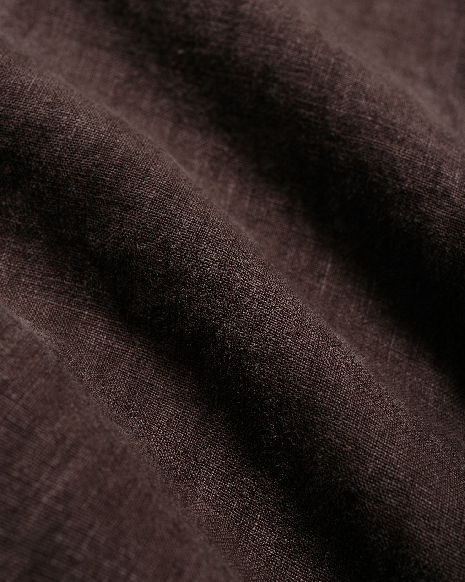 lost & found Bather Bather Espresso Linen Camp Shirt