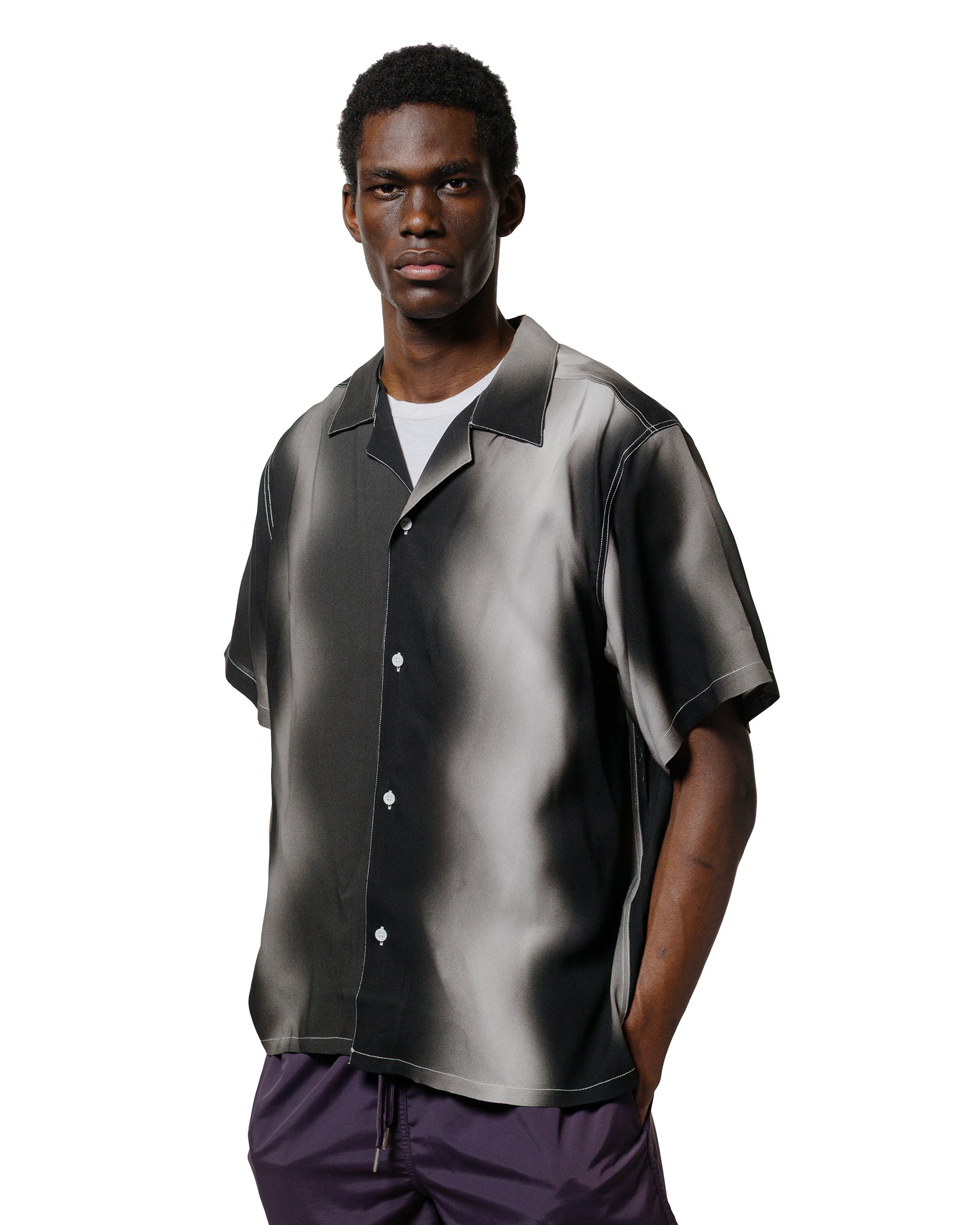 lost & found Bather Bather Fog Phase Camp Shirt