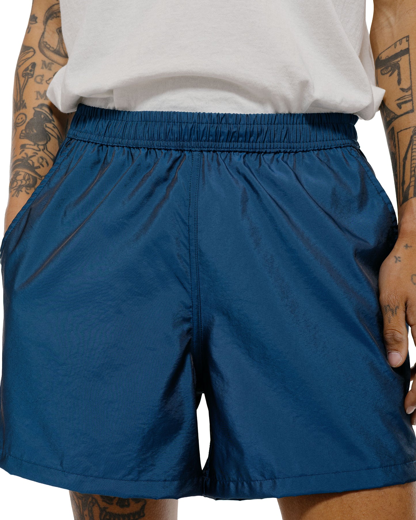 Bather Iridescent Sapphire Modern Trunk