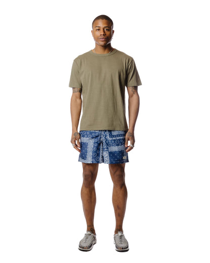 lost & found Bather Bather Navy Bandana Swim Trunk