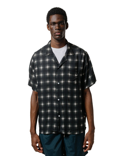 lost & found Bather Bather Onyx Digi Plaid Camp Shirt